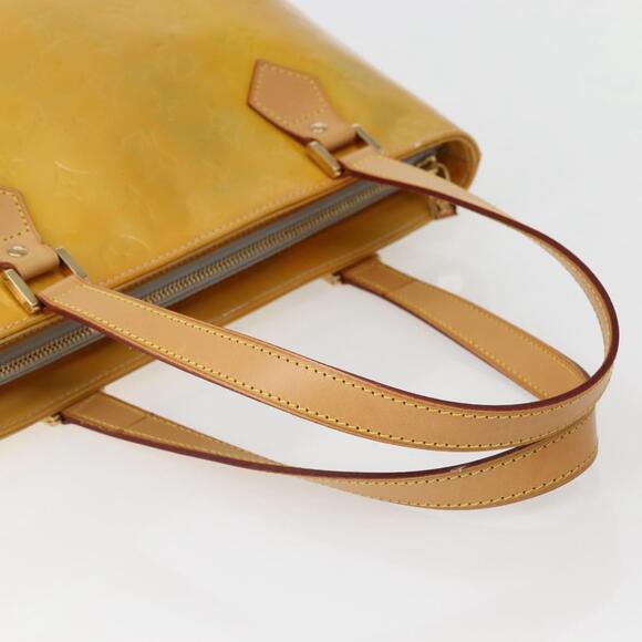 LOUIS VUITTON Monogram Vernis Houston Hand Bag Gris M91053 - Picture 7 of 12